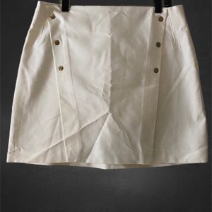 ZARA White Mini Skirt, size XL